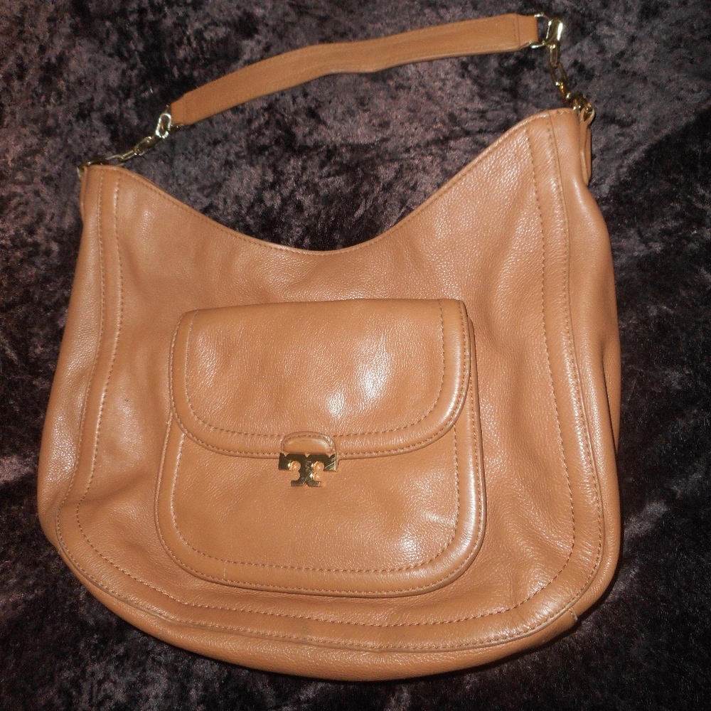 Tory Burch tan shoulder bag